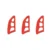 3PCS Red