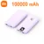 Purple 100000mAh