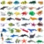 56pcs ocean models