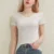 White V-Neck