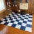 Navy Blue-White